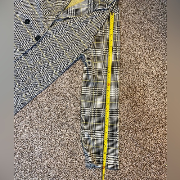 Melloday Plaid Topper Duster Jacket Size Large Lightweight - Picture 12 of 13